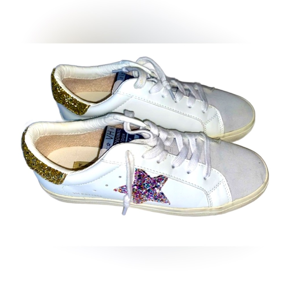 Vintage Havana Glitter Star Sneakers Women’s Size 8.5